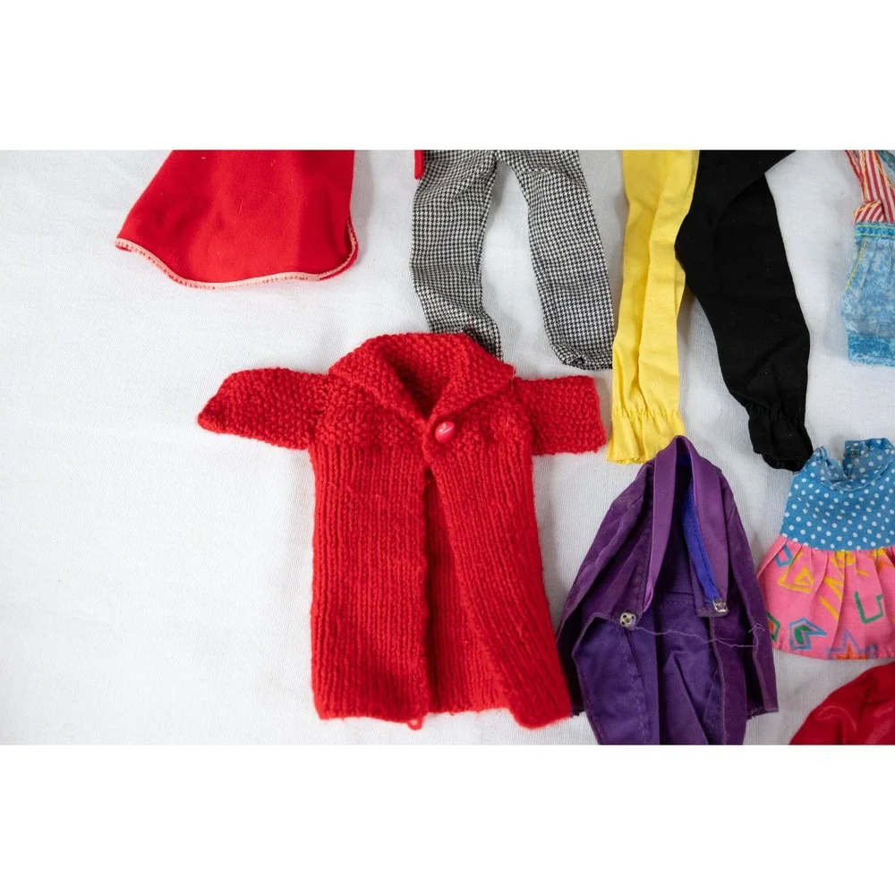 Mattel Barbie Ken Doll Clothes Lot Kids Multi Good Vintage 60s 70s Outfits 13p